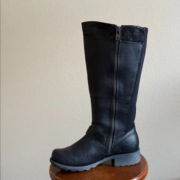 Earth Origins Portia Black Moto Boots - Picture 5 of 11